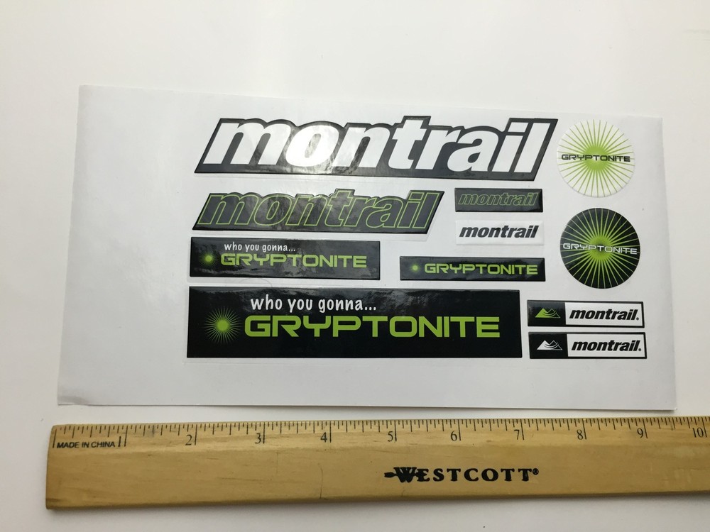 Montrail Sticker - Gryptonite Sheet
