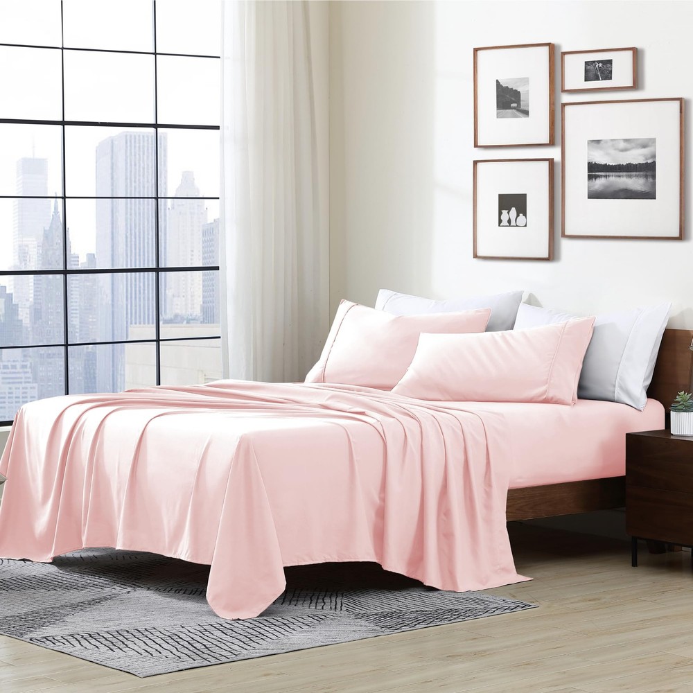 Essentials Ultra Soft Hypoallergenic Resistant Double Brushed Microfiber Bedd...