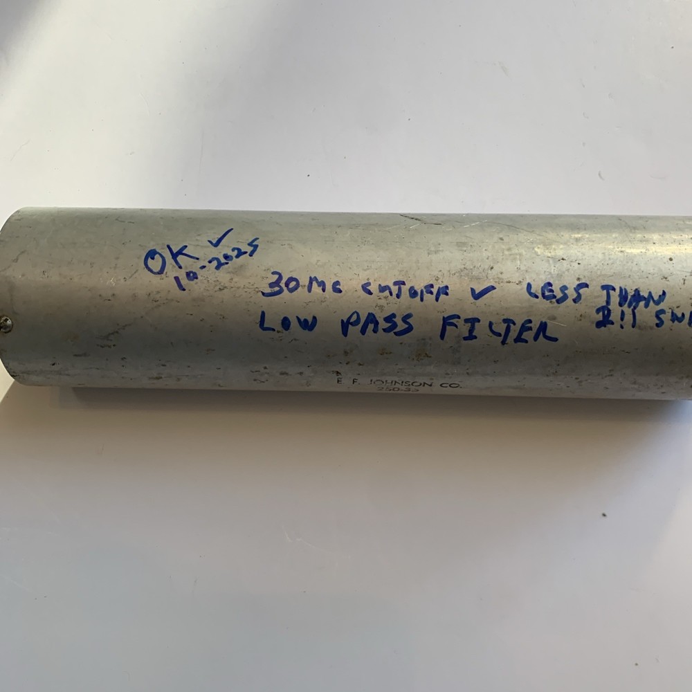 E. F. Johnson 250-30 Low Pass Filter