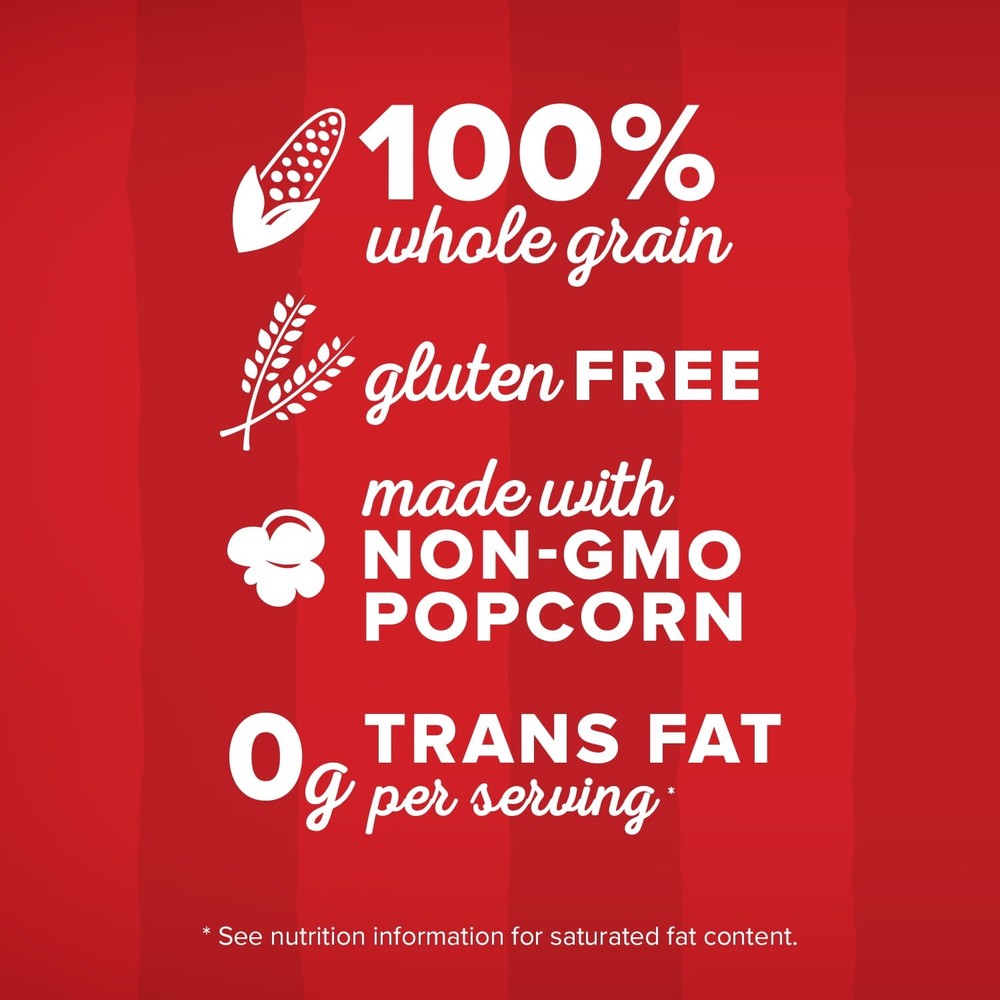 Microwave Popcorn Value Size, White Corn, 3.28 oz., 12-Count