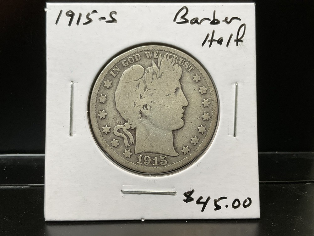 1915-S Barber Half