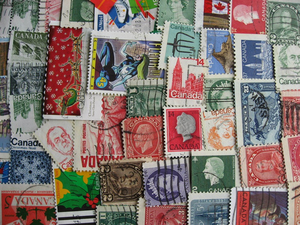 Canada 45 used stamps each has a minor design shift, check them out!