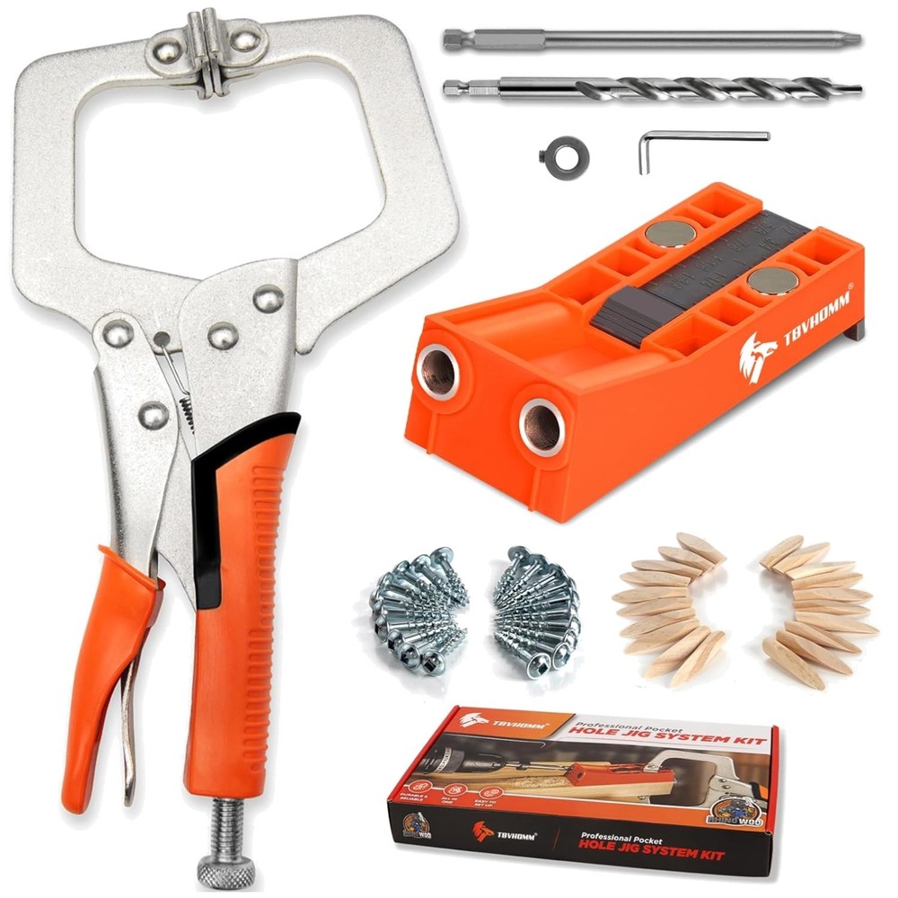 All In One Pocket Hole Jig System Kit