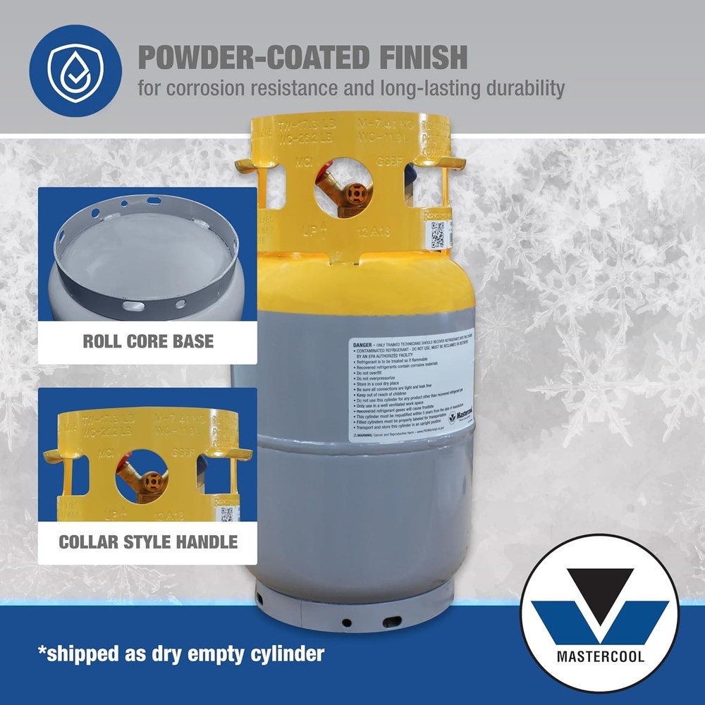 30 lb DOT-Approved Refrigerant Recovery Cylinder