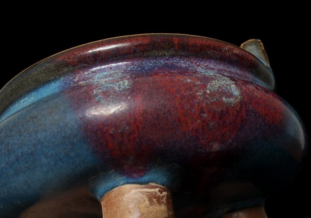Old Chinese Jun Kiln Jun Yao Incense Burner