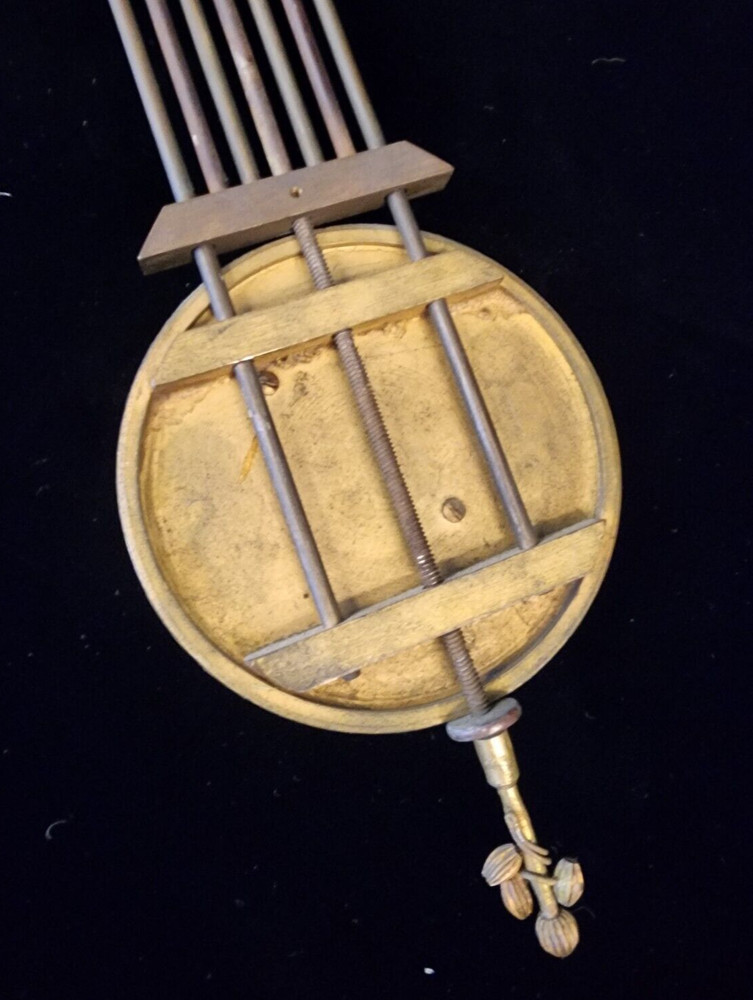 Vintage Brass Clock Pendulum 18"