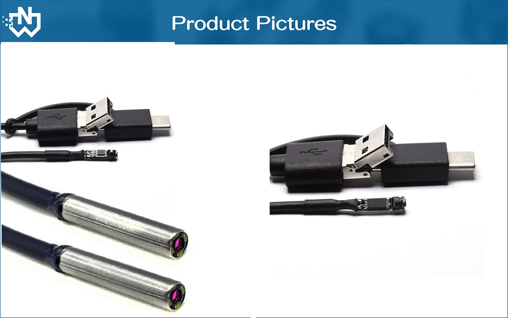3.9mm 3in1 USB Endoscope Inspection Camera 720P USB Borescope Camera Module