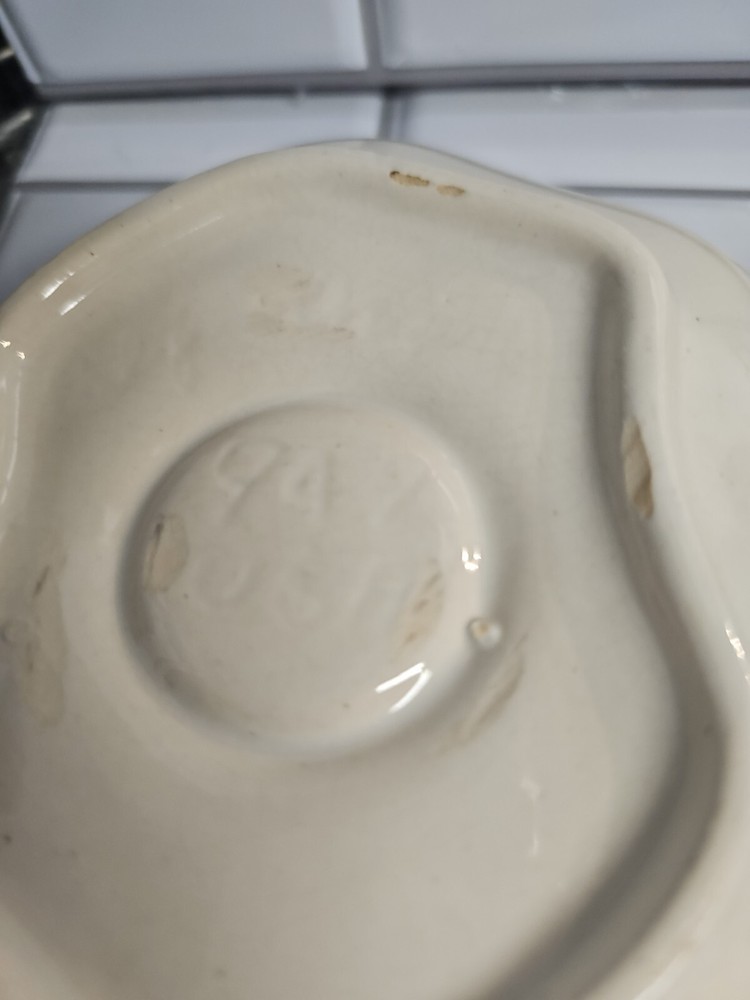 1950s USA Pottery Candleholders Atomic Pair