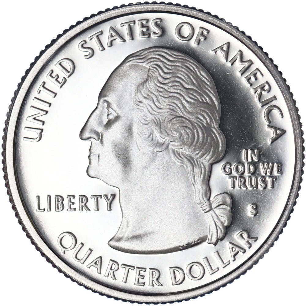 2007 S State Quarter Wyoming Gem DCam Proof CN-Clad