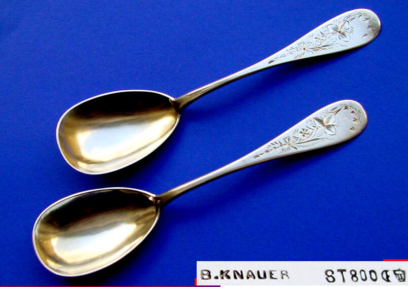 Beautiful Serving Spoon, B. KNAUER, 800 Silver A482