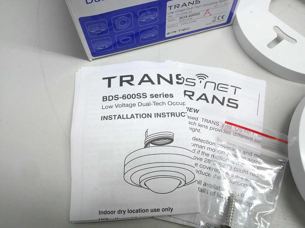 IR-TEC Occupancy Sensor Indoor Ceiling Mount PIR BDS-600SS A Standard Cone