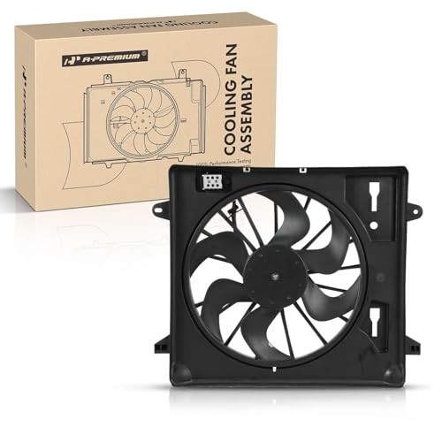 A-Premium Engine Radiator Cooling Fan Assembly Compatible with Select Jeep Model