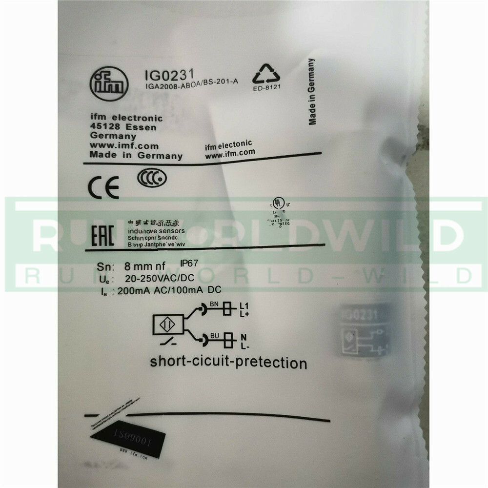 1 PCS New For IFM IG0231 Proximity Switch Sensor