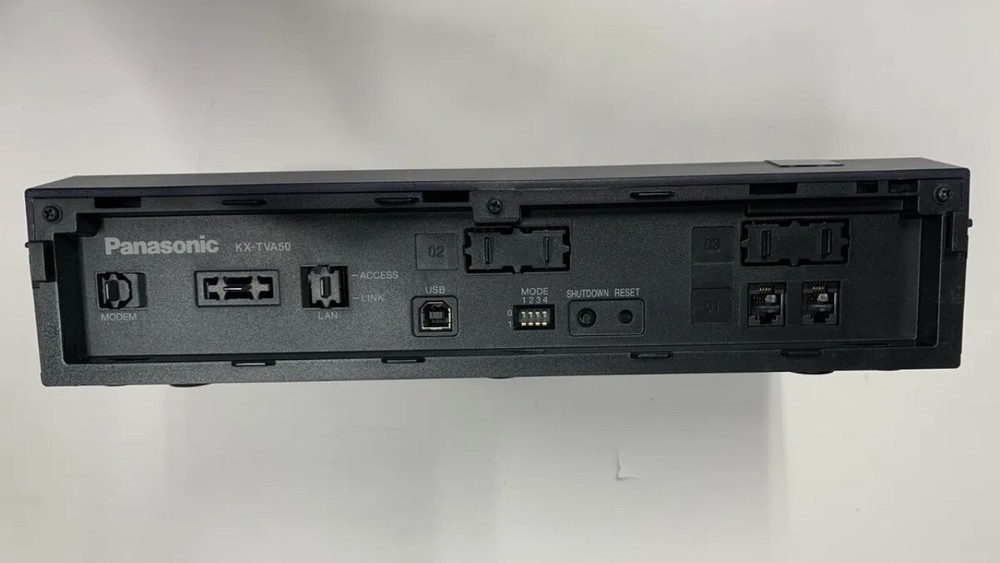 Panasonic KX-TVA50 Voice Mail Voice Processing System 2 Port 4 Hour & Power