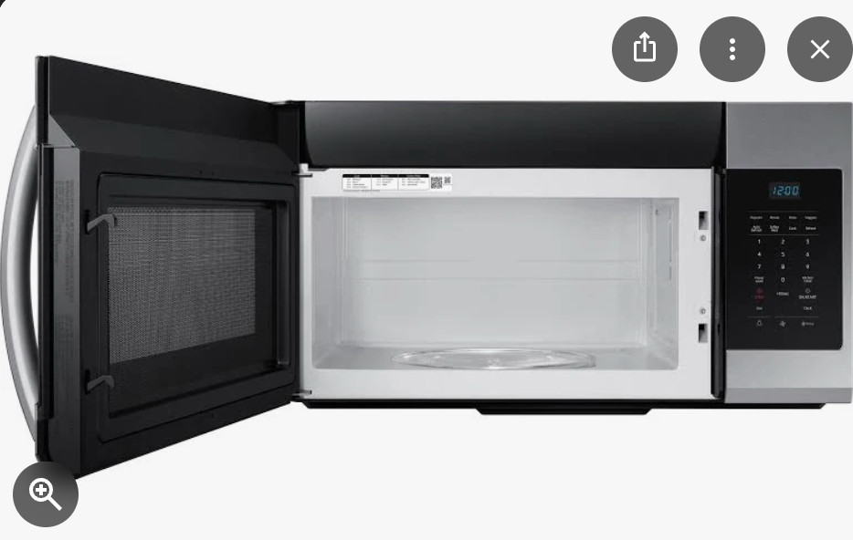 Samsung 1.7 cu ft Over-the-Range Microwave NEW