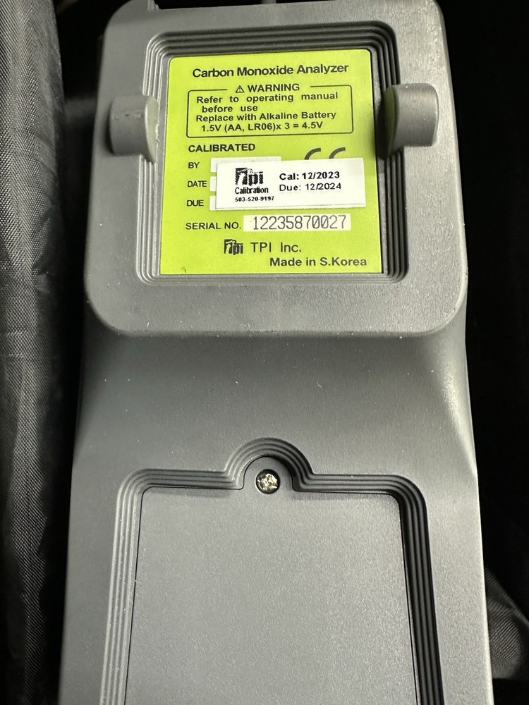 TPI 707 Carbon Monoxide Analyzer