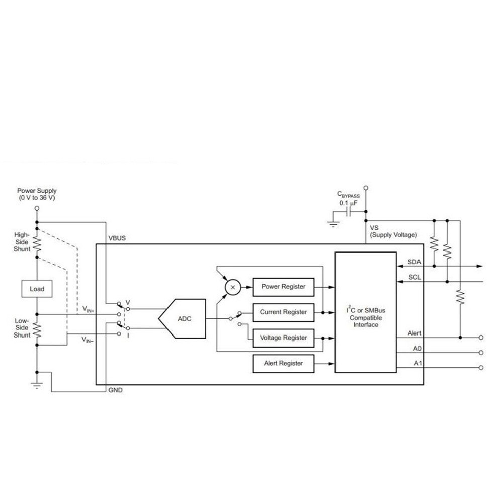 Current Sensor Module INA226 for Precision Voltage and Current Monitoring