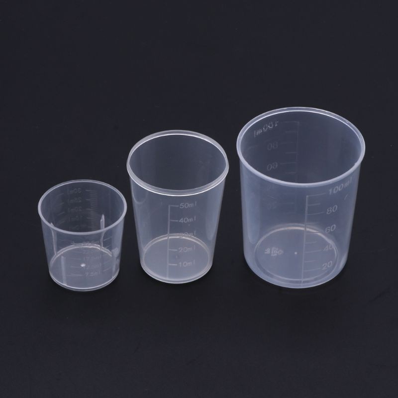 3Pcs Multipurpose Measuring Cups Epoxy Mixing Cups Liquid Container Cups