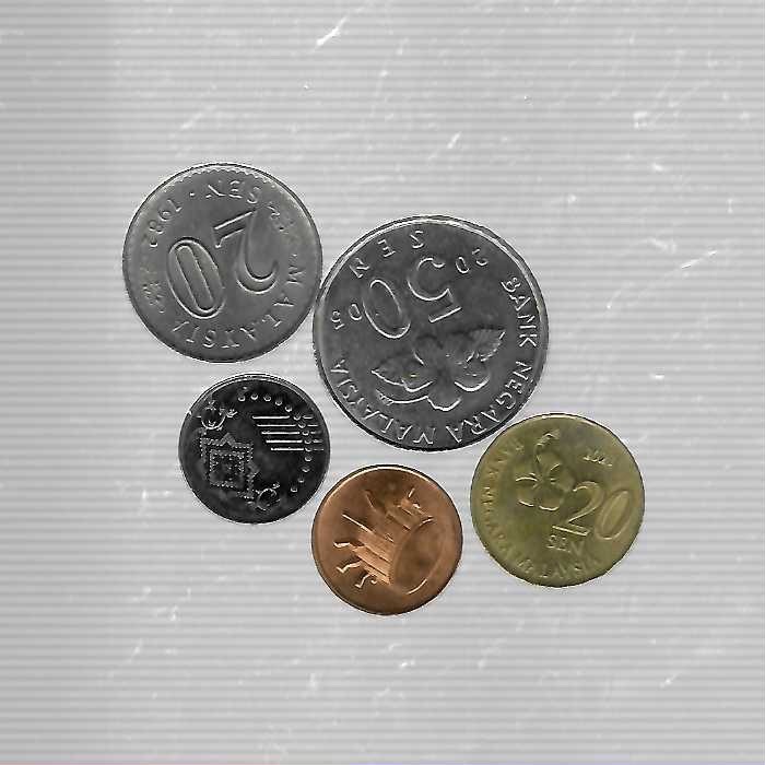 5 Coins from Malaysia