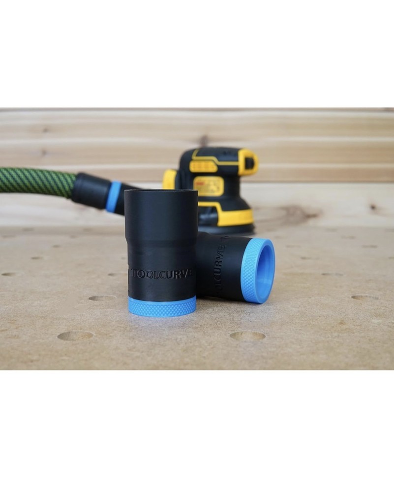 ToolCurve Hose Adapter compatible with Dewalt Sander for Festool 27mm Hose
