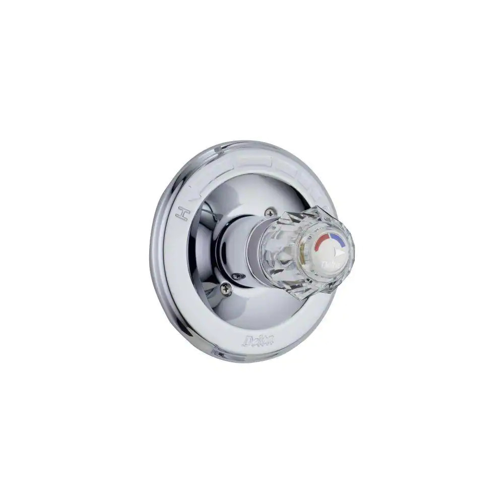 Classic 1-Handle Temperature Control Valve Trim Kit in Chrome (Valve Not Include