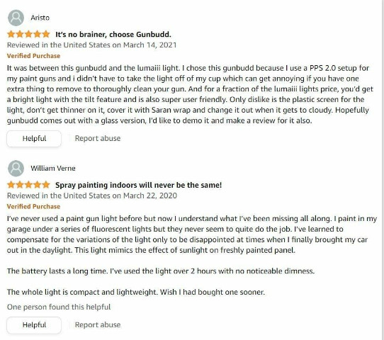 GunBudd® Adjustable Spray Gun Light – Universal Auto Paint Tool