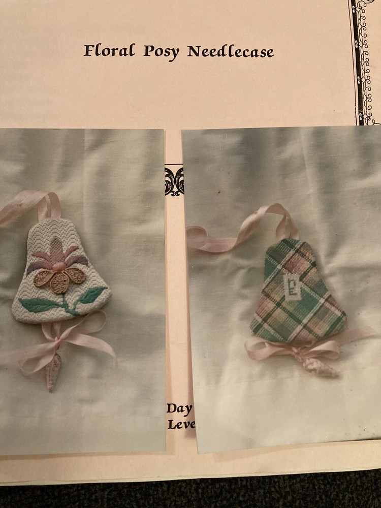 Posy Floral Needle case pattern only by L. Napier Used