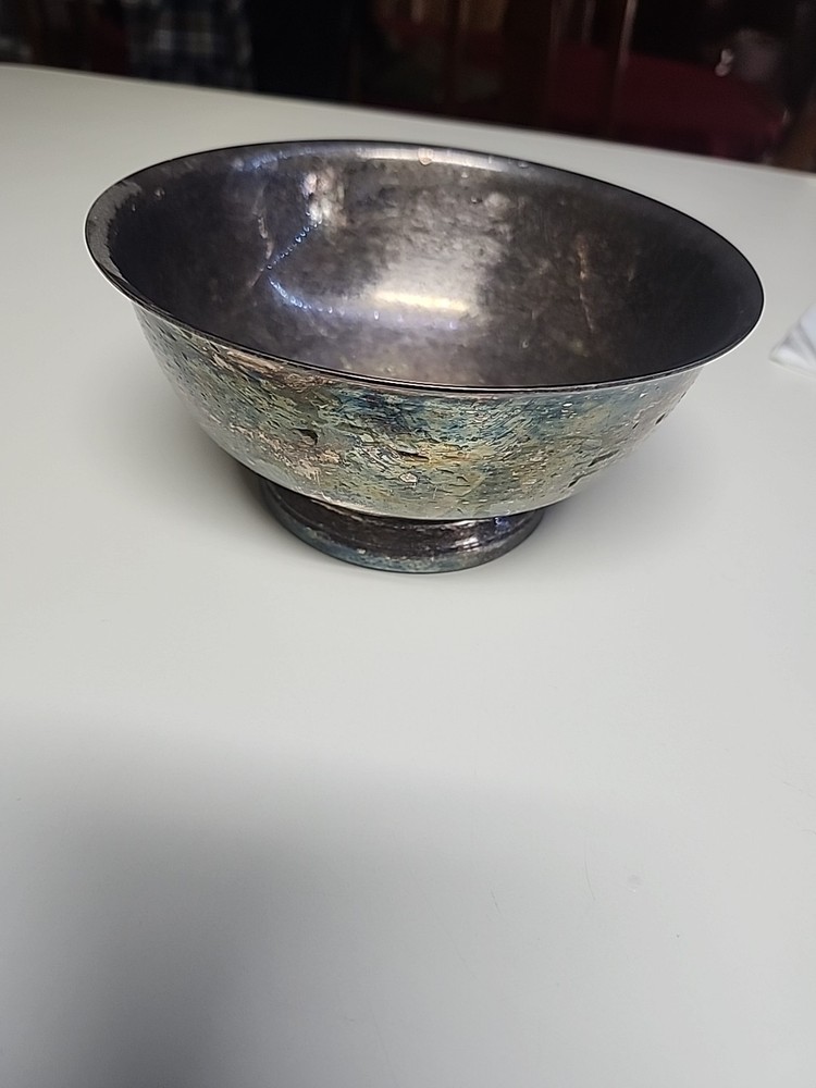 Gorham Silver Plated Paul Revere Style Footed Bowl