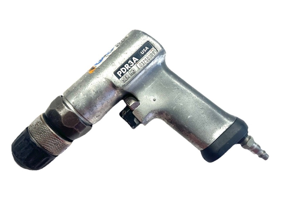 Snap On Tools Pneumatic 3/8" Reversible Drill PDR3A W/ Keyless Chuck