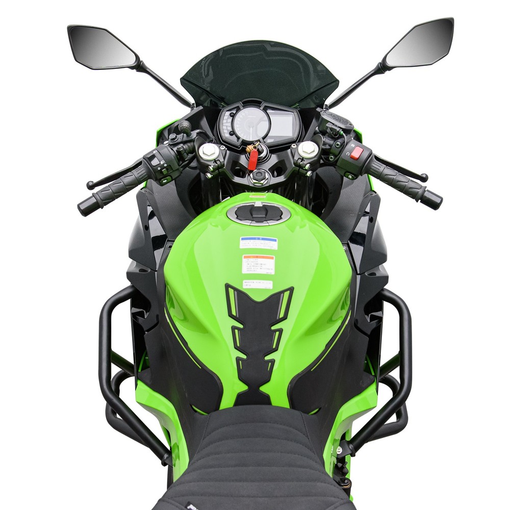 Crash Bar For Kawasaki Ninja 500 400 Engine Guard Frame Protector 2026 WOLFLINE