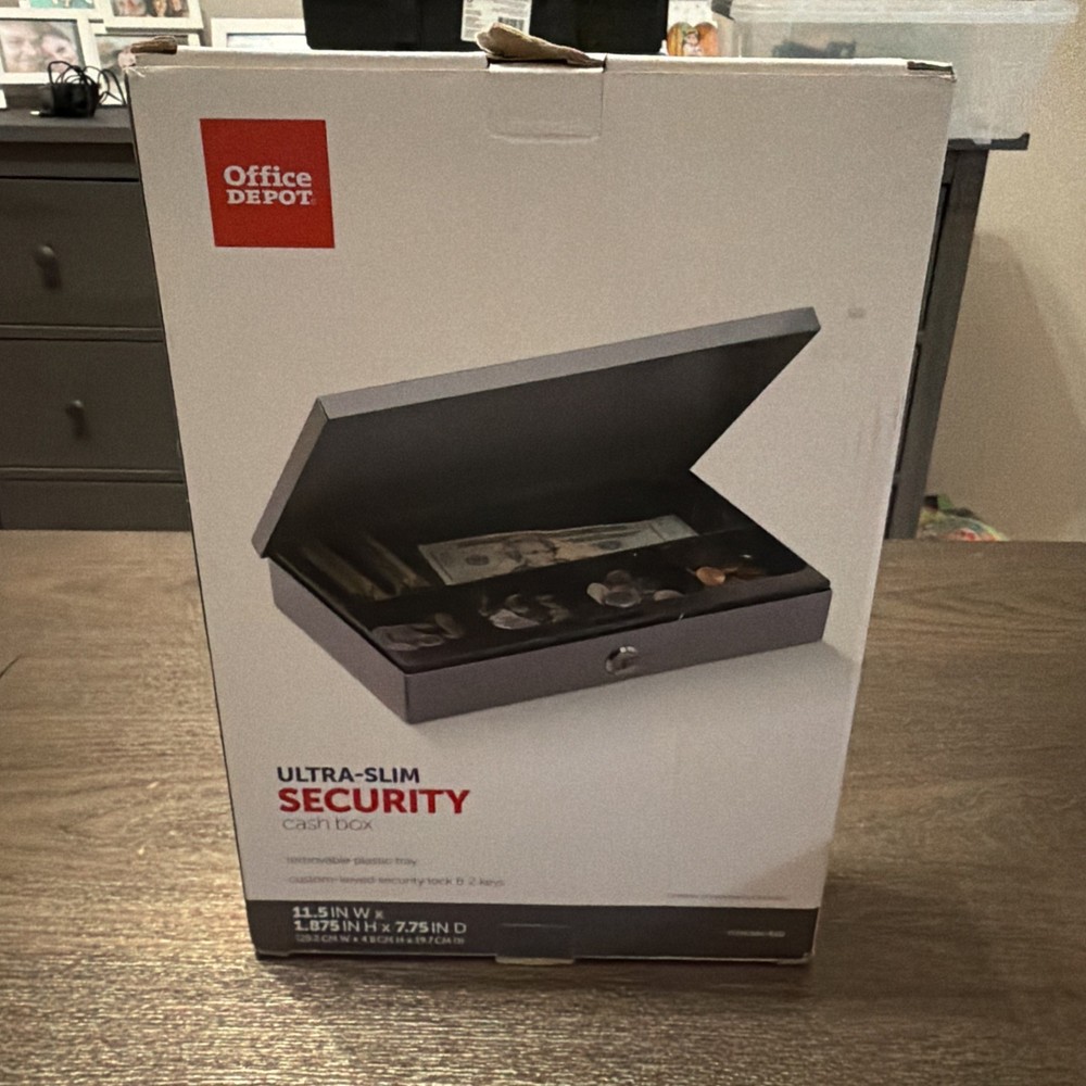 Safe / Ultra-Slim Cash Box With Security Lock (O5)
