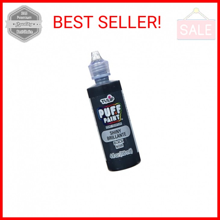 Tulip 41401 Dimensional Fabric Paint 4oz Slick Black