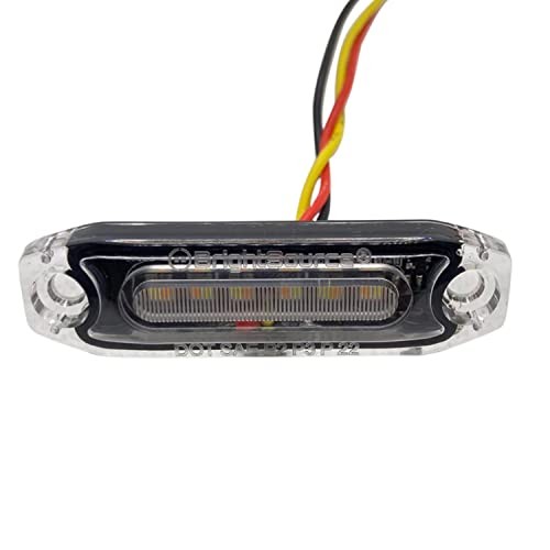 Dual Colour Led (Amber & White) Grille Light (3 Light Pro Pack)
