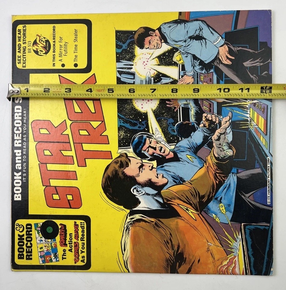 1976 Star Trek Book & Record Set Power records BR 513