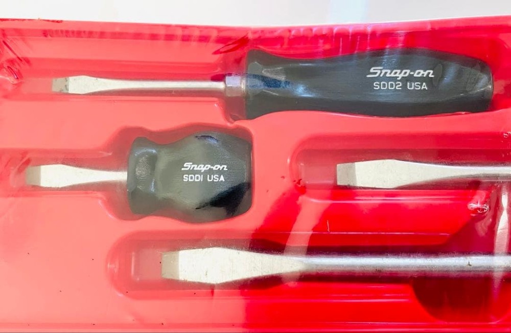 Snap-on SDDS50 Flat Tip Screwdriver, 5-piece set NEW