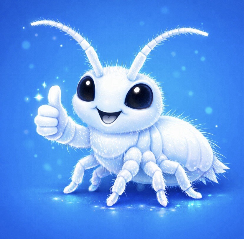 100+ White Springtail Starter Culture