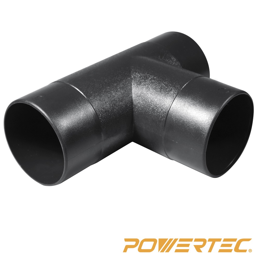 POWERTEC 4-inch T-Fitting Dust Hose Connector (70107)