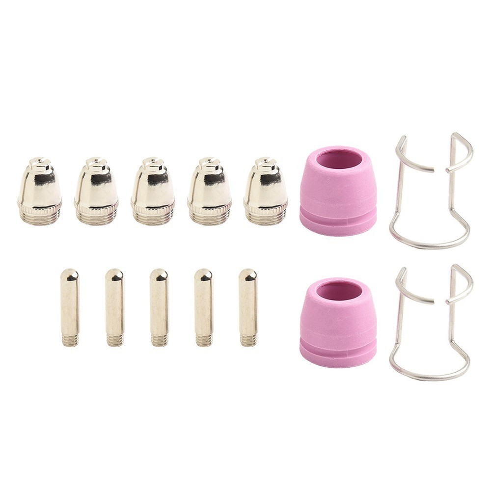 For AG60 Plasma Cutting Consumables 14PCS Nozzles Electrode Replacement