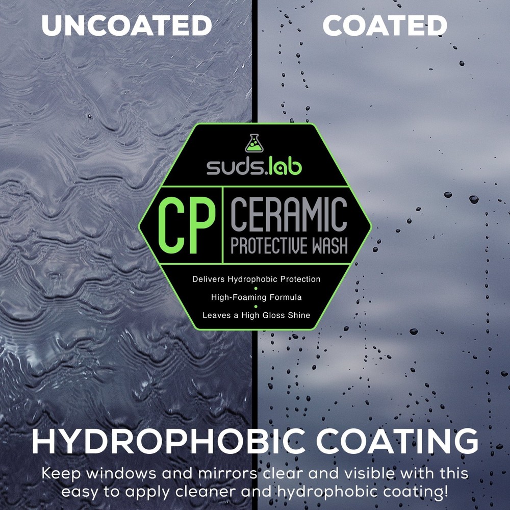 2 Pack Suds Lab Ceramic Protective Vehicle Wash, 64 oz bottle