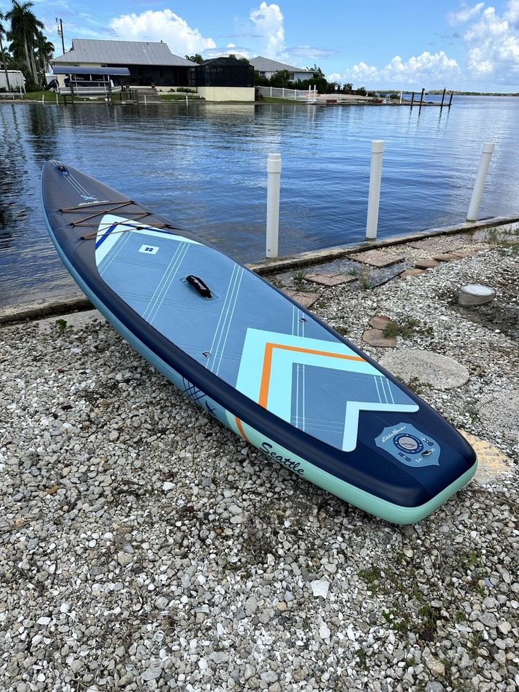 EDDIE BAUER SEATTLE SUP Paddleboard, Inflatable Stand Up Paddle Board Elect Pump