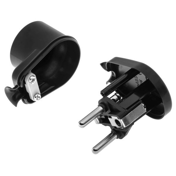 Round angle electric plug