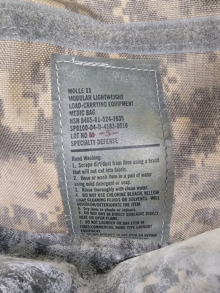 MOLLE II ACU Modular Medic Bag Backpack with internals