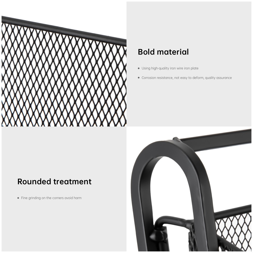 4-Tier Iron Snack Display Rack - Durable & Stylish Organizer for Retail