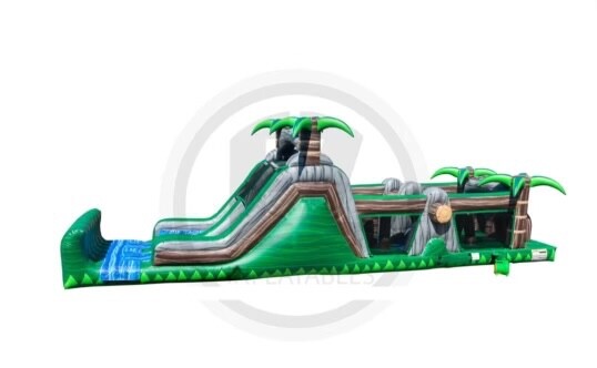 Rainforest Inflatable Obstacle Course