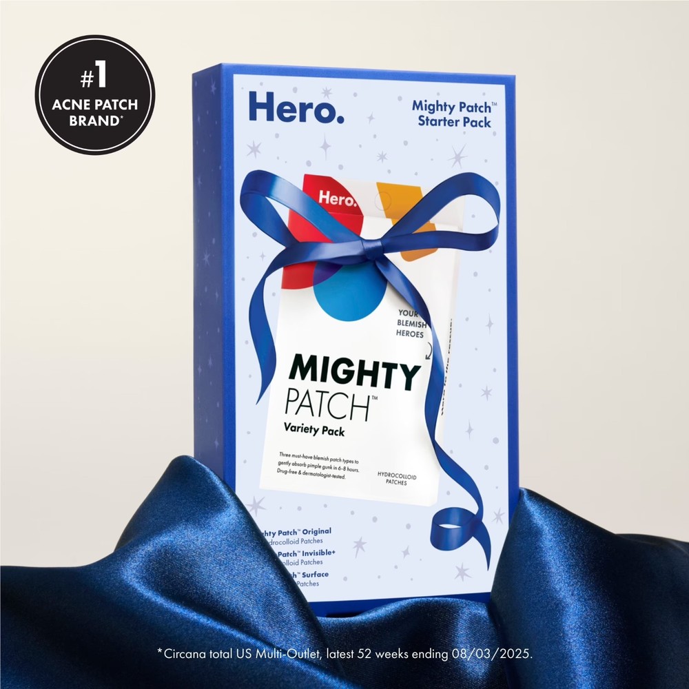 Hero Cosmetics Mighty Patch Starter Pack Hydrocolloid Pimple Patch 26 Ct