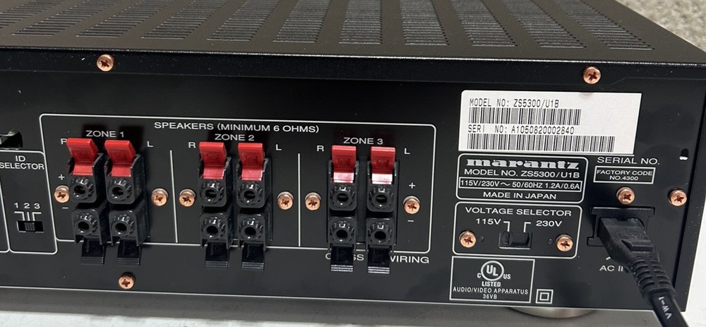 Marantz Multi Zone Selector ZS5300 Tested Works