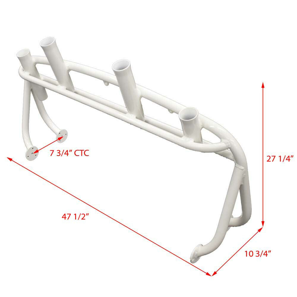 Mako Boat Leaning Post Frame 179632 | 284 CC Rocket Launcher White