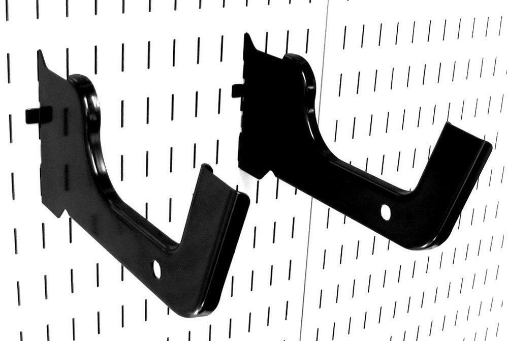 Wall Control Heavy Duty Pegboard Hook Slotted Hook Pair - Slotted Metal Pegboard