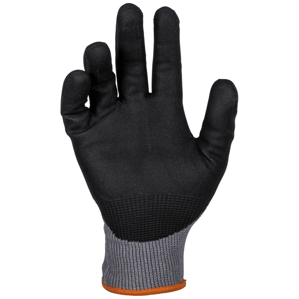 Klein Tools 60589 Knit Dipped Gloves, Cut Level A4, Touchscreen, Large, 2-Pair