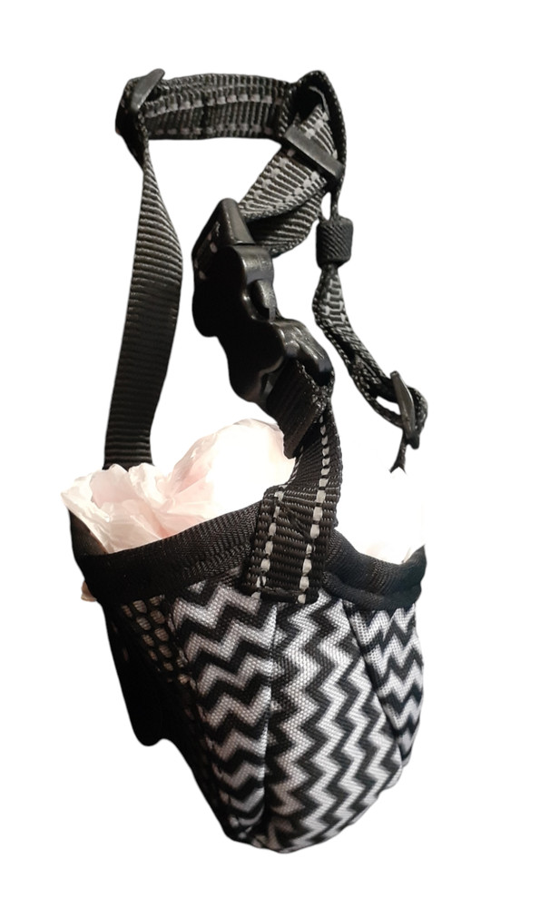 NEW!! Mesh Dog Muzzle Medium - Soft Comfortable - Black and Grey - Adjustable